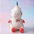 Unicórnio de Pelúcia com Asas Metálicas - Branco - 25cm - 1 unidade - Rizzo - Imagem 1
