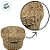 Cesta Decorativa Carajas de Seagrass com Tampa - 32x32x20cm - 1 unidade - Rizzo - Imagem 3