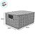 Cesta Wayana com tampa de Fibra Natural - 40x30x20cm - 1 unidade - Rizzo - Imagem 2
