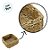 Cesta Decorativa Aimore de Seagrass - 26x26x12cm - 1 unidade - Rizzo - Imagem 3