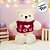 Urso de Pelúcia Blusa I Love You - Marrom - 28cm - 1 unidade - Rizzo - Imagem 1