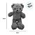 Urso de Pelúcia Marrom com Blusa de Lã - Rosa - 30cm - 1 unidade - Rizzo - Imagem 2
