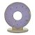 Donut MDF - Lilás - 16,5cm - 1 unidade - Rizzo - Imagem 1