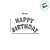 Balão de Festa Metalizado 16" 41cm - Happy Birthday - Gold - 1 unidade - Rizzo - Imagem 2