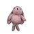 Coelho de Pelúcia com Gravata Borboleta - Rosa - 29cm - 1 unidade - Rizzo - Imagem 1