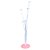 Suporte para Balões com Base Rosa Claro e Leds Colorido - 70cm - 1 unidade - Rizzo - Imagem 1