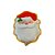 Balão de Festa Metalizado 24" 61cm - Rosto Papai Noel - 1 unidade - Rizzo - Imagem 1