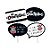 Kit Placas Divertidas - Corinthians  - 4 unidades - Festcolor - Rizzo - Imagem 1