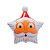 Balão de Festa Metalizado 24" 60cm - Estrela Papai Noel - 1 unidade - Balões São Roque - Rizzo - Imagem 1