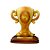 Balão de Festa Metalizado 41" 106cm - Troféu  - 1 unidade - Rizzo - Imagem 1