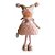 Boneca Angel em Pé de Natal - Rosa - 54cm - 1 unidade - Rizzo - Imagem 1