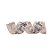 Fita Noel - Cru/ Preto - 6,3 cm x 9,14 m - 1 unidade - Cromus  - Rizzo - Imagem 1