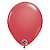 Balão de Festa Látex Liso Sólido - Cranberry - Qualatex - Rizzo - Imagem 1