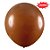 Balão de Festa Redondo Profissional Látex Liso 24" 60cm - Marrom - 3 unidades - Art-Latex - Rizzo - Imagem 1