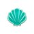 Concha em MDF sem suporte - Verde - 1 unidade - Rizzo - Imagem 1