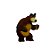 Personagem MDF Urso - Contém 1 unidade unidades - Rizzo - Imagem 1