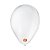 Balão de Festa 6,5" Basic - Branco - 50 Unidades - Balões São Roque - Imagem 2