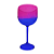 Taça Gin Acqua com 550ml Degradê Azul e Pink - Rizzo - Imagem 1