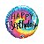 Balão de Festa Microfoil 18" - Happy Birthday Tie Dye - 01 Unidade - Qualatex - Rizzo Balões - Imagem 1