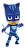 Decoração em MDF Menino Gato Festa PJ Masks - 01 Unidade - Rizzo Embalagens - Imagem 1