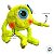 Pelúcia Wazowski com Luz e Som - Monstros S.A - 24cm - Disney Original - 1 unidade - Multilaser - Rizzo - Imagem 4