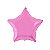 Balão de Festa Metalizado 20" 50cm - Estrela Rosa Metálico - 01 Unidade - Flexmetal - Rizzo Balões - Imagem 1