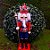 Boneco Soldado Quebra Nozes de Madeira EN013-12 - 25cm - 1 unidade - Rizzo - Imagem 1