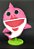 Tubarão Rosa Baby Shark em Feltro - 01 unidade - Pé de Pano - Rizzo Embalagens - Imagem 1