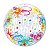 Balão de Festa Bubble 22" 56cm - Happy Birthday Velas - 01 Unidade - Qualatex - Rizzo Balões - Imagem 1