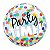 Balão de Festa Bubble 22" 56cm - Party Time Colorido - 01 Unidade - Qualatex - Rizzo Balões - Imagem 1