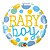 Balão de Festa Microfoil 18" 45cm - Baby Boy - 01 Unidade - Qualatex - Rizzo Balões - Imagem 1