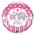 Balão de Festa Microfoil 18" 45cm - É Uma Menina Elefante - 01 Unidade - Qualatex - Rizzo Balões - Imagem 1