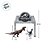 Topper Para Bolo - Jurassic Park - 3 unidades - FestColor - Rizzo - Imagem 2