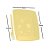 Kit Festa Garfo e Prato - Amarelo Candy - 15x15cm - 10 unidades - Plastilânia - Rizzo - Imagem 3