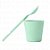 Kit Gourmet com Colher Piccolo - Verde Candy - 25ml - 10 unidades - Plastilânia - Rizzo - Imagem 2