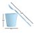 Kit Gourmet com Colher Piccolo - Azul Candy - 25ml - 10 unidades - Plastilânia - Rizzo - Imagem 3