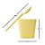 Kit Gourmet com Colher Piccolo - Amarelo Candy - 25ml - 10 unidades - Plastilânia - Rizzo - Imagem 3