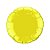 Balão de Festa Metalizado 20" 50cm - Redondo Amarelo - 01 Unidade - Flexmetal - Rizzo Balões - Imagem 1