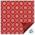 Folha de Papel para Presente de Natal Kraft Vermelho - 70x69cm - Tricot - 25 unidades - Rizzo - Imagem 2