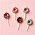 Velas Pick - Donuts - 7cm - 5 unidades - Rizzo - Imagem 1