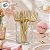 Garfo Sobremesa Descartável Design Gold - Dourada - 13cm - 8 unidades - Rizzo - Imagem 2