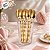 Colher Refeição Descartável Design Gold - Dourado - 18cm - 8 unidades - Rizzo - Imagem 2