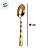 Colher Refeição Descartável Design Gold - Dourado - 18cm - 8 unidades - Rizzo - Imagem 4