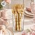 Garfo Refeição Descartável Design Gold - Dourado - 18,5cm - 8 unidades - Rizzo - Imagem 2