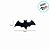 Aplique Decorativo EVA de Halloween - Morcego - 5cm - 10 unidades - Rizzo - Imagem 2