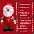 Papai Noel com Som e Movimento - Vermelho - 14x32x8cm - 1 unidade - Rizzo - Imagem 2