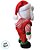Papai Noel com Som e Movimento - Vermelho - 14x32x8cm - 1 unidade - Rizzo - Imagem 4