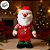 Papai Noel com Som e Movimento - Vermelho - 14x32x8cm - 1 unidade - Rizzo - Imagem 8