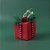 Enfeite de Pendurar de Natal - Caixa de Presente - Vermelho - 7x7cm - 1 unidade - Rizzo - Imagem 1