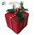 Enfeite de Pendurar de Natal - Caixa de Presente - Vermelho - 7x7cm - 1 unidade - Rizzo - Imagem 2